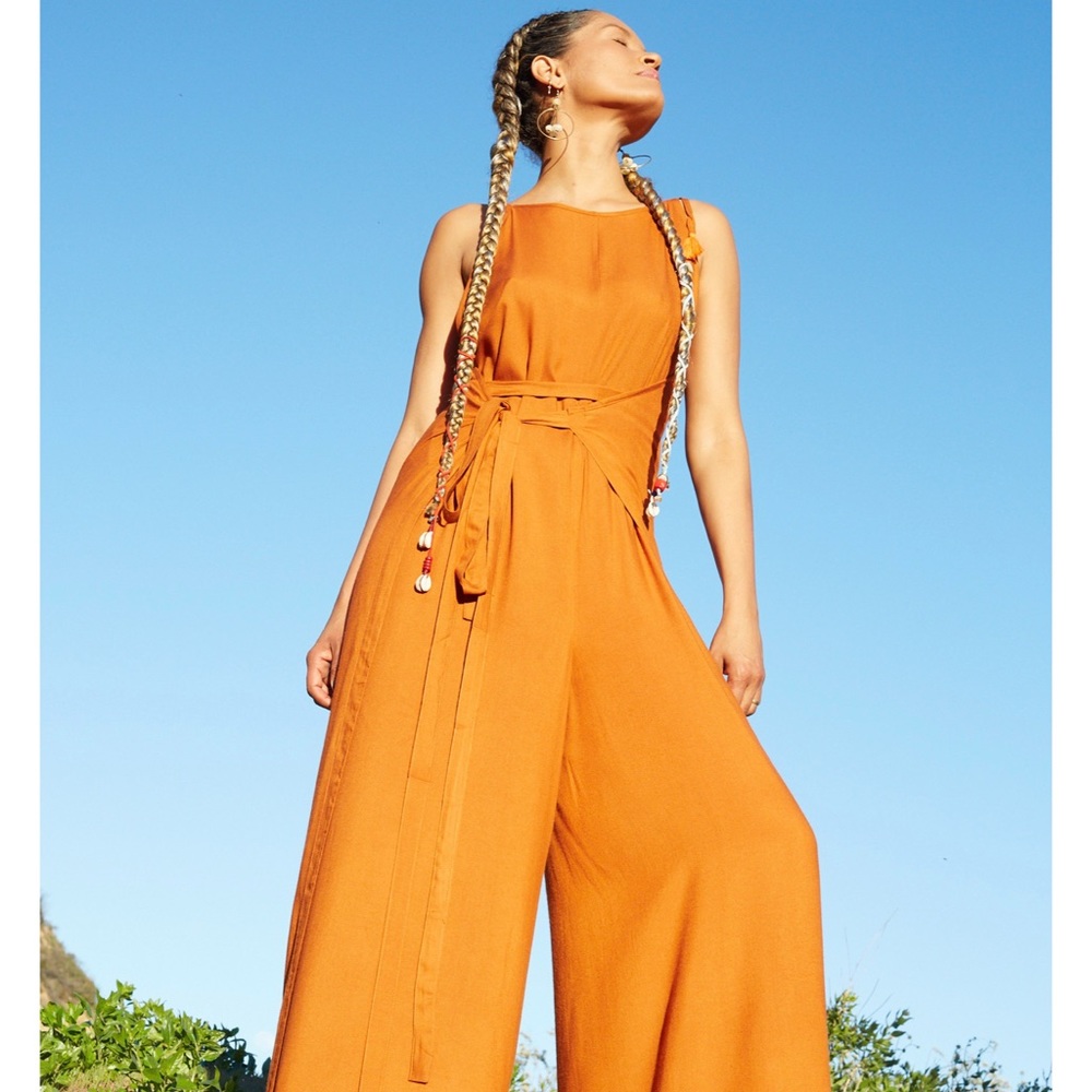 jumpsuit Wrap free spirit boho resort sunset vibes